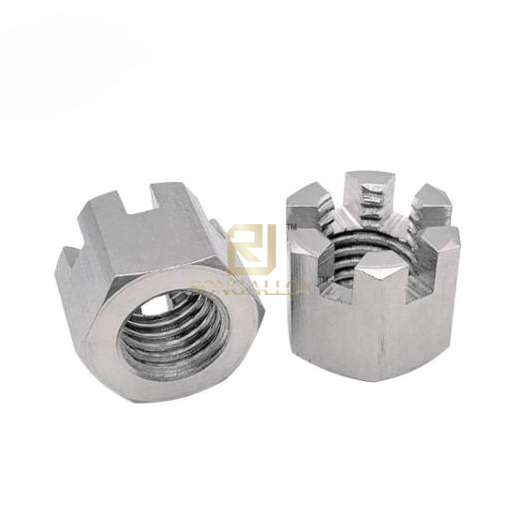 Metric DIN 935 Hexagon Slotted Castle Nuts