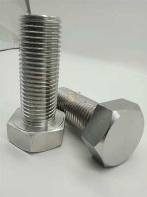 DIN933 DIN931 Stainless Steel Hex Head Bolts And Nuts Fasteners